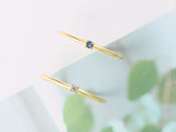 Minimalist Solitaire 14k Gold Plated AAA CZ Zircon Ring R246