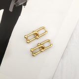 U Shape Chain Earrings