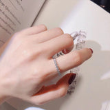 ICAHKYRA01152 Simple designs 3A Zircon Ring for women