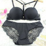 2038 Black Bra Set