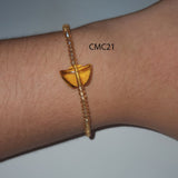 Minimalist Citrine Money Charm