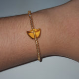 Minimalist Citrine Money Charm