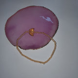 Minimalist Citrine Money Charm