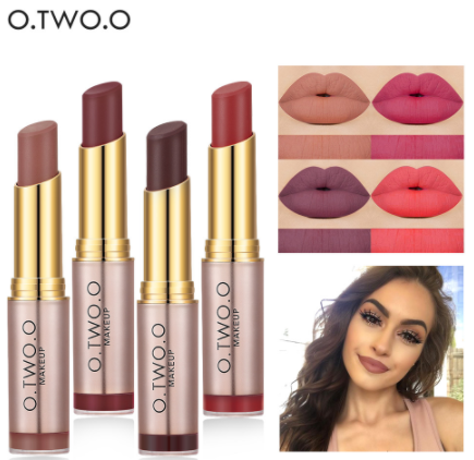 O.TWO.O Makeup Matte Long Lasting Waterproof Revolution Lipstick