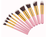 Kabuki 10 Pcs Professional Make Up Brush Set