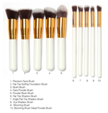Kabuki 10 Pcs Professional Make Up Brush Set