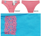 Ladies Plain Color Cotton Panties 89045