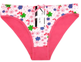 Cute Flower Printed Ultra Comfortable Cotton Ladies Panties 89155