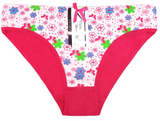 Cute Flower Printed Ultra Comfortable Cotton Ladies Panties 89155