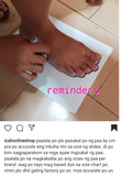 White Sole Rhinestone Slides