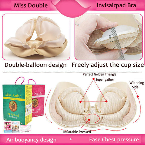 Miss Double Invisairpad Bra/Invisible Bra Inflatable