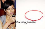 Red String Bracelet with Gold Plated Clasp