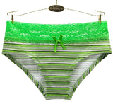 Full stripe pattern style lady panty 86796