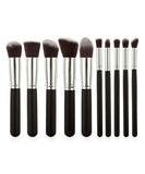 Kabuki 10 Pcs Professional Make Up Brush Set